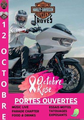Porte ouverte: Harley Davidson Octobre Rose - 0