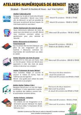 Ateliers numériques de Benoit: atelier gestion mot de passe - 0