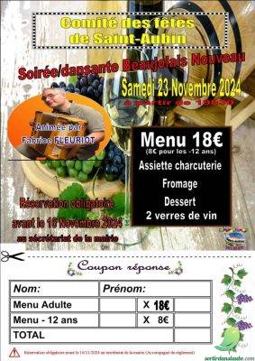 Soirée dansante Beaujolais Nouveau - 0