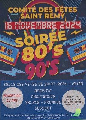 Soirée 80&prime; 90&prime; - 0