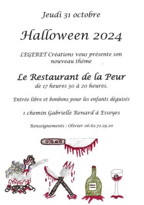 Halloween 2024 – Le Restaurant de la Peur à Essoyes - 0