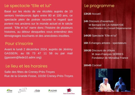 Théâtre : « Elle & Lui » - 0