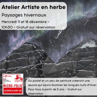 Artistes en herbe: paysages hivernaux - 0