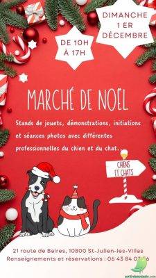 Marché de Noel des chiens et des chats - 0