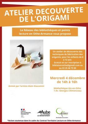 Atelier découverte de l&rsquo;origami ! - 0