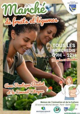 Marché de fruits et légumes au quartier Debussy - 0