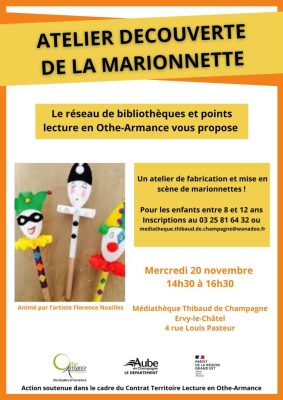 Atelier découverte de la marionnette ! - 0
