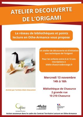 Atelier découverte de l&rsquo;origami ! - 0
