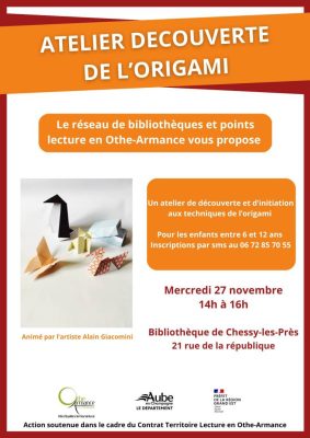 Atelier découverte de l&rsquo;origami ! - 0