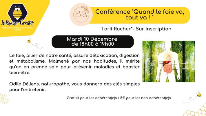 Conférence « Quand le foie va, tout va ! «  - 0