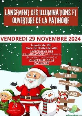 Lancement des illuminations et ouverture de la patinoire - 0