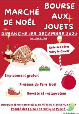 Marché de Noel / Bourse aux jouets: Vitry le Croisé - 0