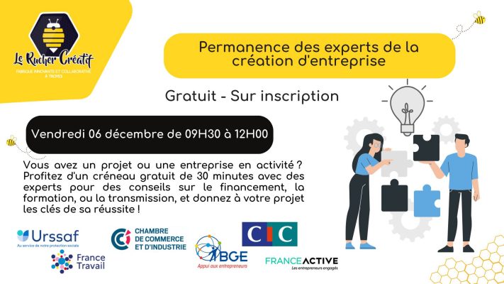 Permanence des experts de la création d&rsquo;entreprise - 0