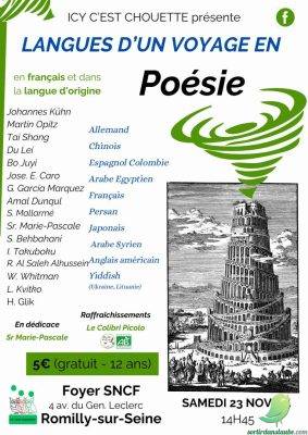 Spectacle: Langues d&rsquo;un voyage en poésie - 0