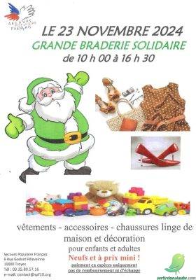 Grande braderie solidaire - 0