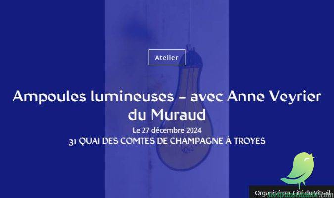 Ampoules lumineuses – avec Anne Veyrier du Muraud - 0
