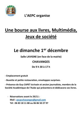 Bourse aux livre, multimédia, jeux de société - 0