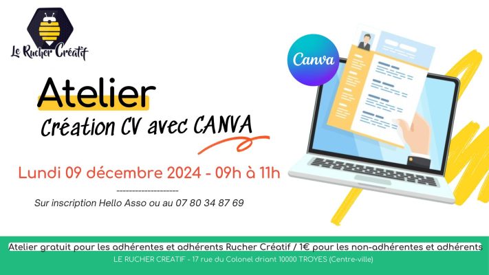 Atelier Création CV avec Canva - 0