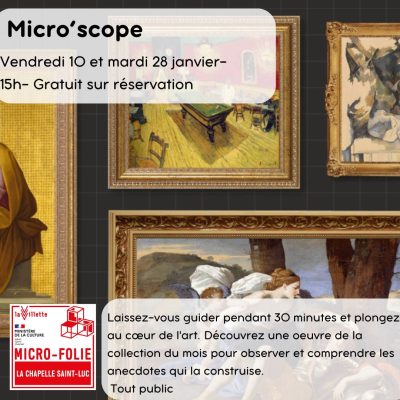 Micro&rsquo;scope « Au cœur de l&rsquo;art » - 0