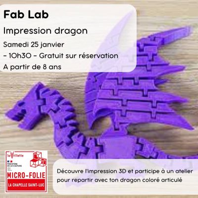 Fab Lab « Impression Dragon » - 0