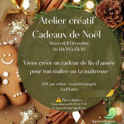 Atelier créatif: cadeaux de noel - 0