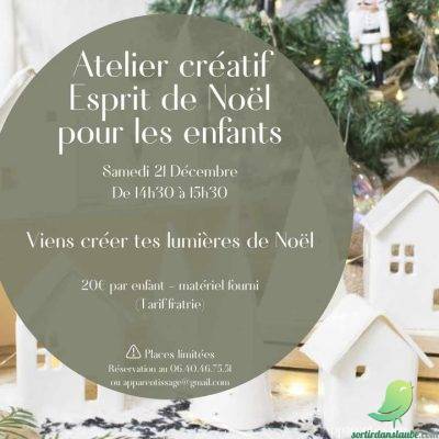 Atelier créatif: esprit de noel pour les enfants - 0