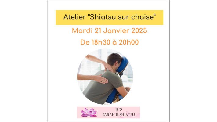 Atelier « Shiatsu sur chaise » - 0