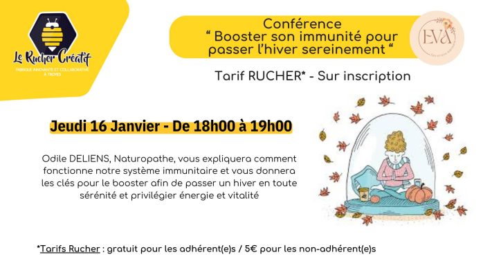 Conférence “ Booster son immunité pour passer l’hiver sereinement “ - 0