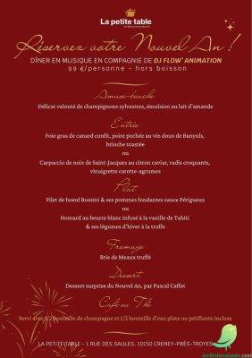 Réveillon de la Saint Sylvestre: la petit table - 0
