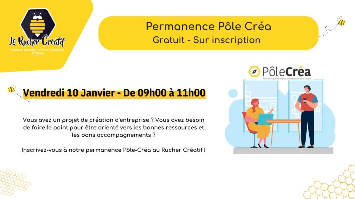 Permanence « Vous souhaitez créer votre entreprise ? » - 0