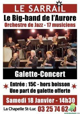 Galette concert avec l&rsquo;orchestre le Big Band de l&rsquo;Aurore - 0