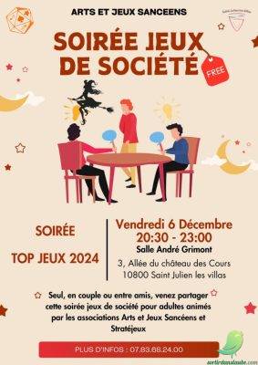 Soirée jeux: spéciale top jeux 2024 - 0