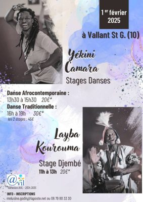 Stages Danses et stage Djembé - 0