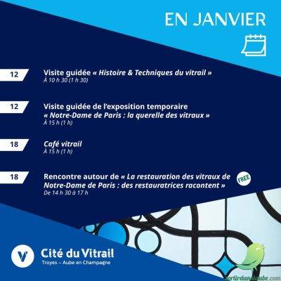 Janvier à la Cité du Vitrail - 2
