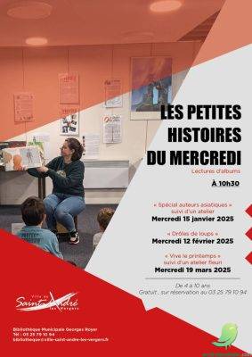 BIBLIOTHÈQUE GEORGES ROYER : LES PETITES HISTOIRES DU MERCREDI - 0
