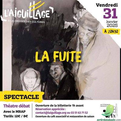 Théâtre débat: la fuite - 0