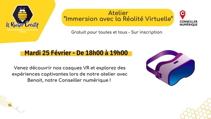 Atelier « Immersion avec la Réalité Virtuelle » - 0