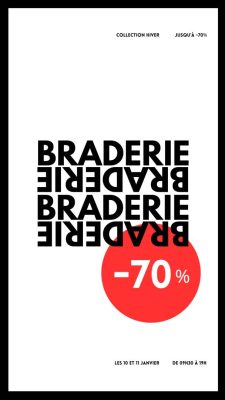 Braderie Rue Begand et Garçon Français - 1