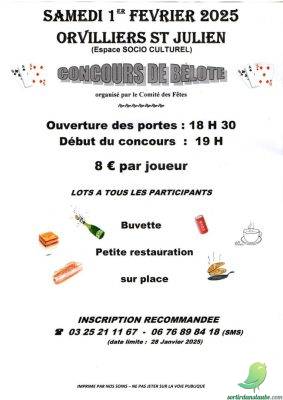 Concours de belote: Orvilliers - 0