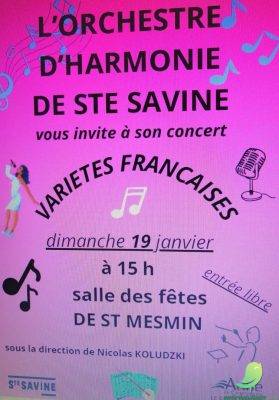 Concert de l&rsquo;orchestre d&rsquo;Harmonie de Sainte Savine - 0