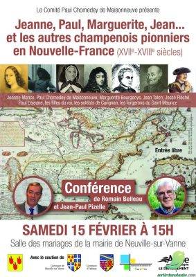 Conférence: les champenois pionniers en Nouvelle France - 0