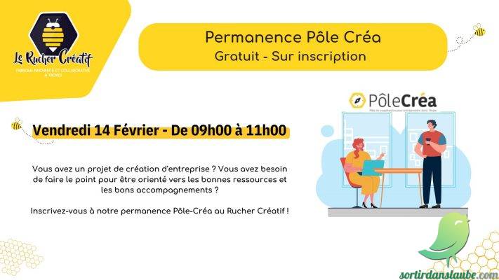 Permanence « Vous souhaitez créer votre entreprise ? » - 0