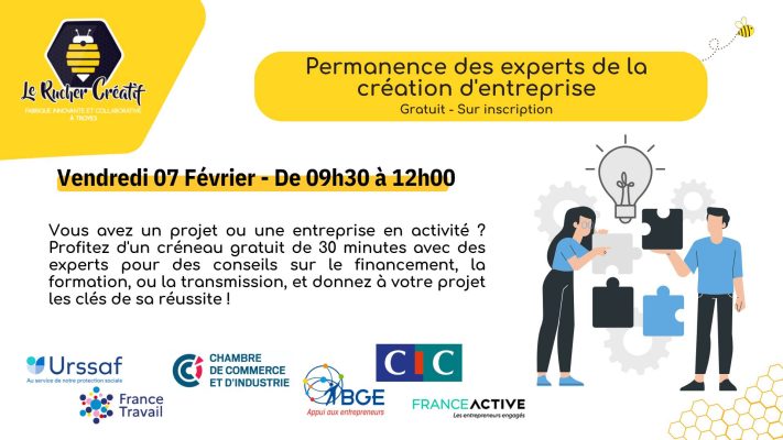 Permanence des experts de la création d&rsquo;entreprise - 0