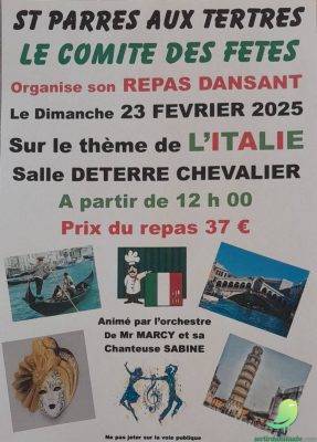 Repas dansant sur le thème de l&rsquo;Italie - 0
