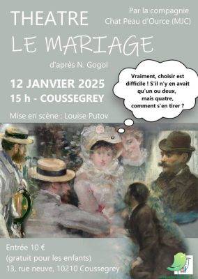 Théâtre: le mariage - 0