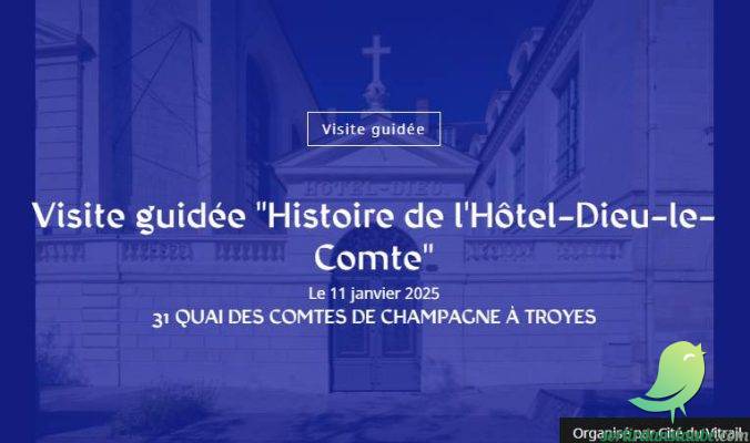 Visite guidée « Histoire de l&rsquo;Hôtel-Dieu-le-Comte » - 0
