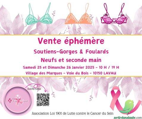 Vente éphémère solidaire Donne ton soutif - 0