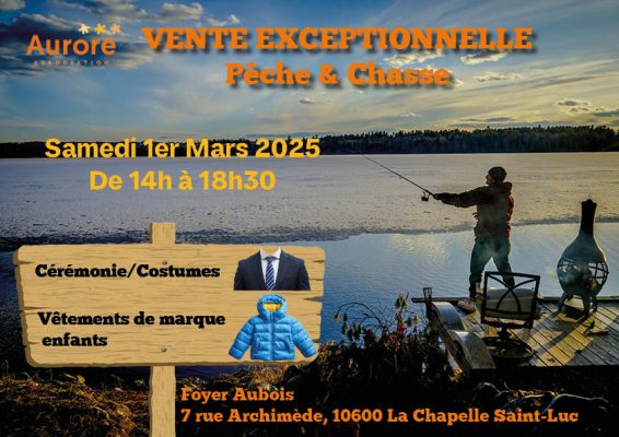 Vente exceptionnelle de pêche & chasse, cérémonie & costumes et vêtements de marque pour enfants - 0