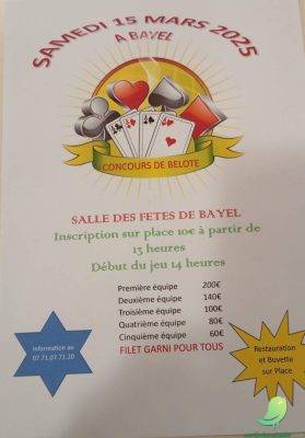 Concours de belote - 0