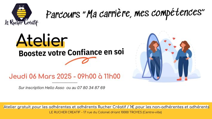 Atelier « Boostez votre Confiance en soi » - 0